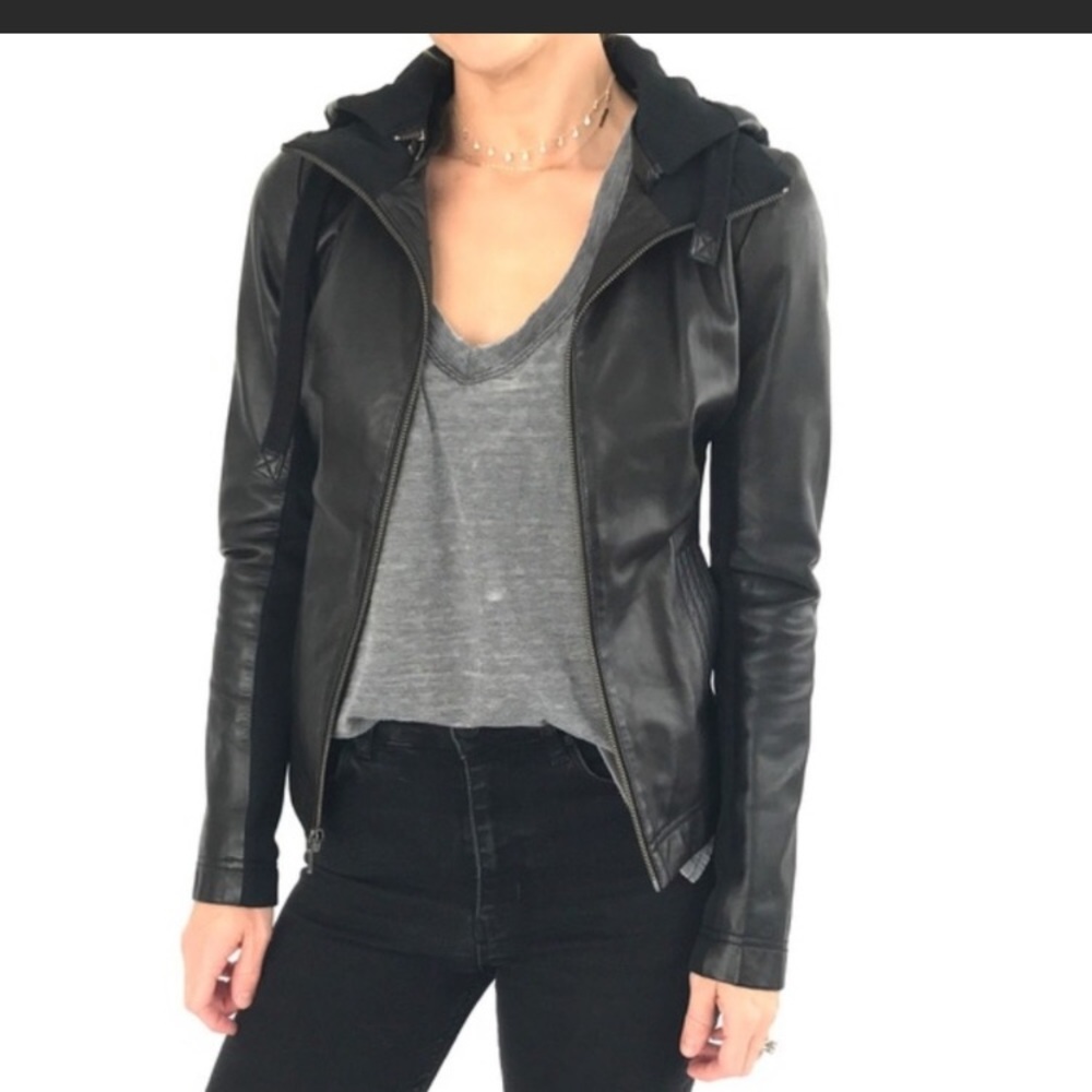 Athleta leather jacket